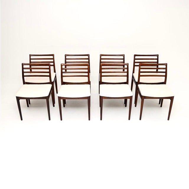Mid-Century Modern Vintage Danish Dining Chairs by Erling Torvits for Sorø Stolefabrik, 1960s, Set of 8 For Sale - Image 3 of 11