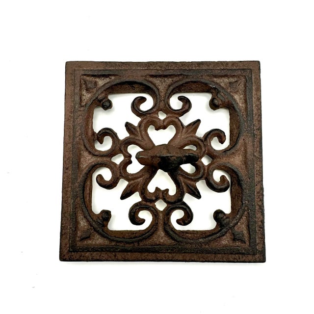 Late 19th Century Antique Iron Box With Caged Bubble Glass For Sale In Houston - Image 6 of 10