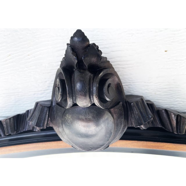 Early 20th Century Gothic Revival Monumental Mirror in Wood, 1890s For Sale - Image 16 of 18