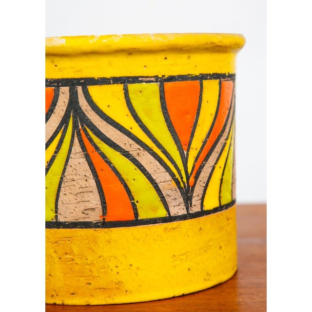 1960s Mid Century Modern Ceramic Bitossi Rosenthal Netter Italy Yellow Onion Round For Sale - Image 5 of 12