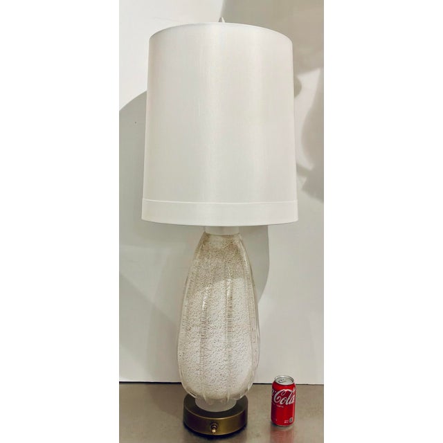 2020s Revelation Murano Style Venezia Forte Glass Table Lamp For Sale - Image 5 of 8
