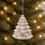 Bring classic holiday charm to your Christmas décor with this set of Glass Tree Ornaments. Each 5.25-inch ornament...