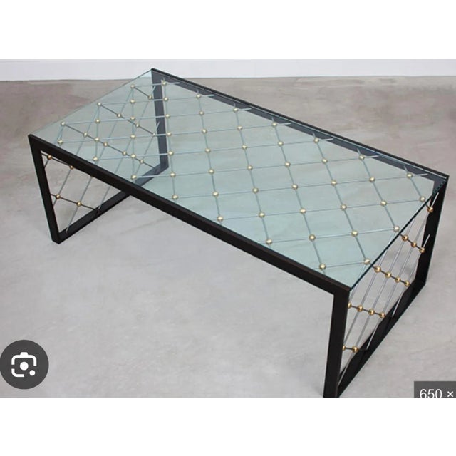Jean Royère Carole Gratale Coffee Table After Jean Royere Eiffel For Sale - Image 4 of 9