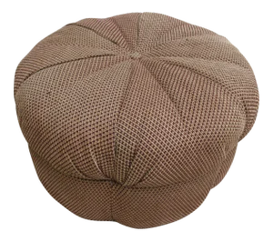 Modern Pearson Round Tuft Ottoman Puff Foot Stool