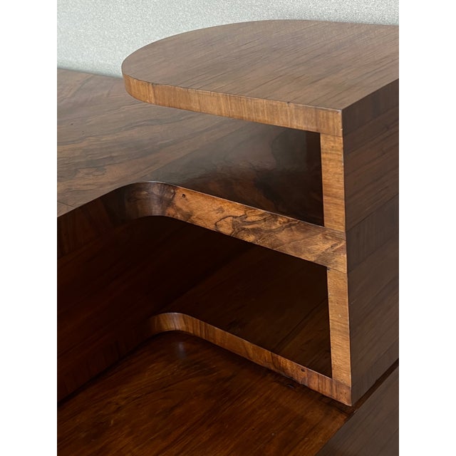 Art Deco Desk Table With Two Faces and Two Levels For Sale - Image 11 of 12