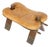 Vintage Pommel Horse Ottoman in Leather and Wood, 1960s For Sale
