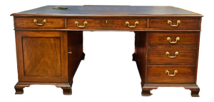 Large English Double-Sided Writing Desk