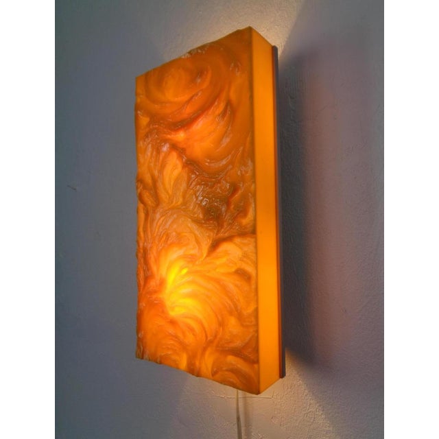 1970s Pop Art Yellow Wall Lamp from Uwe Mersch, Germany, 1970s For Sale - Image 5 of 18