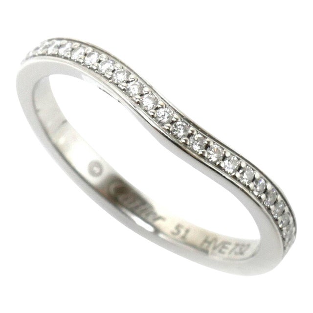 Cartier Pt950 Platinum Ballerina Wedding Ring Crb4093051 Diamond