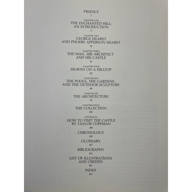 The Enchanted Hill the Story of Hearst Castle at San Simeon Hardcover 1980 For Sale - Image 10 of 12