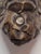 Authentic Marka African Mask Mali - Hammered Brass & Copper Over Wood Tribal Art For Sale - Image 13 of 18