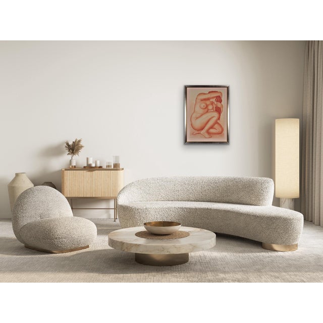 Lucien Gibert, Her Flaming Locks of Auburn Hair, 1930s, Chalk on Paper For Sale - Image 12 of 18