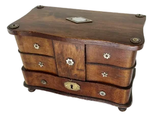 Antique Victorian Sowing or Jewelry Box