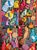 1960s Vintage Hand Embroidered Mexican Textile Wall Hanging For Sale - Image 5 of 13