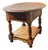 Solid Wood Oval End Table For Sale