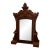 Victorian Eastlake-Style Carved Walnut Wall Mirror With Shelves & Storage Boxes For Sale