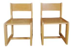 Vintage Children's Chairs, 1960, Set of 2