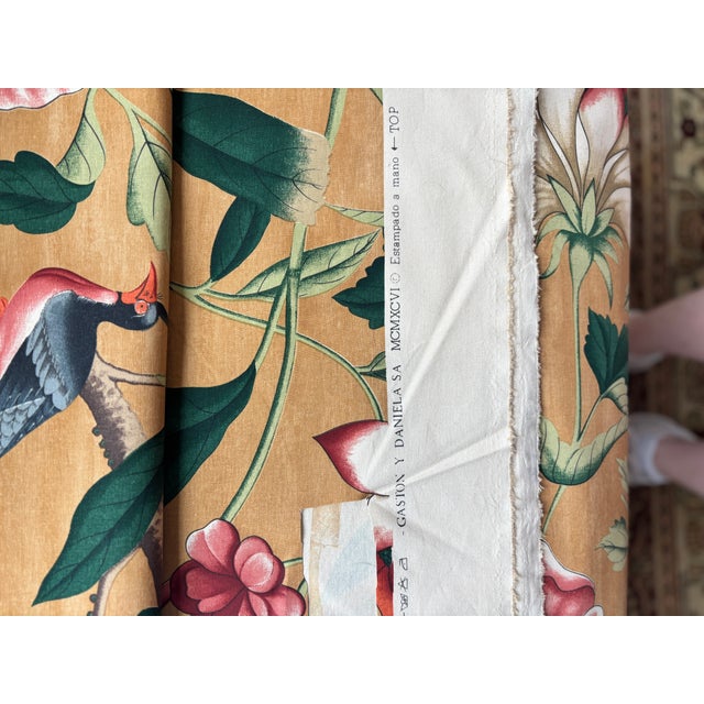 Brunschwig & Fils Gastón Y Daniela Fabric - Pajaro Azul – 54” X 4 Yards Circa 1996 For Sale In New York - Image 6 of 6