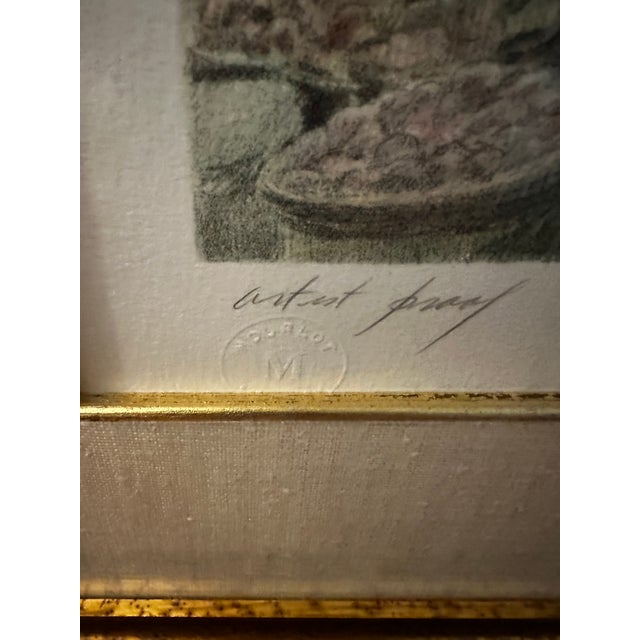 1984 Harold Altman Framed Lithograph "Rue Mouffetard 2” Pencil Signed a.p. For Sale - Image 4 of 7