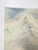 Rustic Mid 20th Century Snow Covered Mountain Painting For Sale - Image 3 of 7