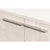 Modern Glam White Leather Credenza on Sled Base For Sale - Image 9 of 11