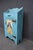 Late 20th Century Country Painted Milk Cupboard With Blue Birds For Sale - Image 5 of 16