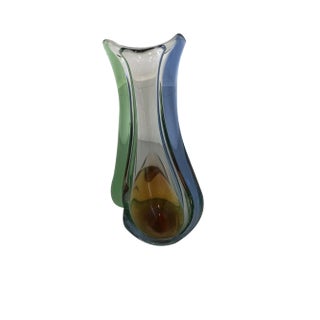 Mid-Century Murano Glass Vase, 1950s For Sale