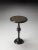 Traditional Selma Metal Accent Table, Black For Sale - Image 3 of 3
