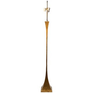 Sculptural Gilt Floor Lamp by Stuart Ross James for Hansen For Sale