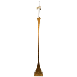Sculptural Gilt Floor Lamp by Stuart Ross James for Hansen