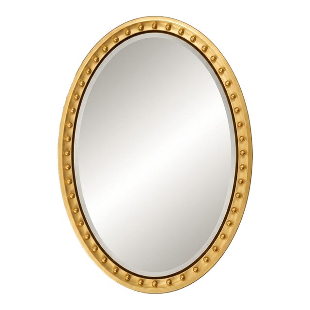 Friedman Brothers Thomkins Tavern Mirror in Classic Gold - 23"x29" For Sale