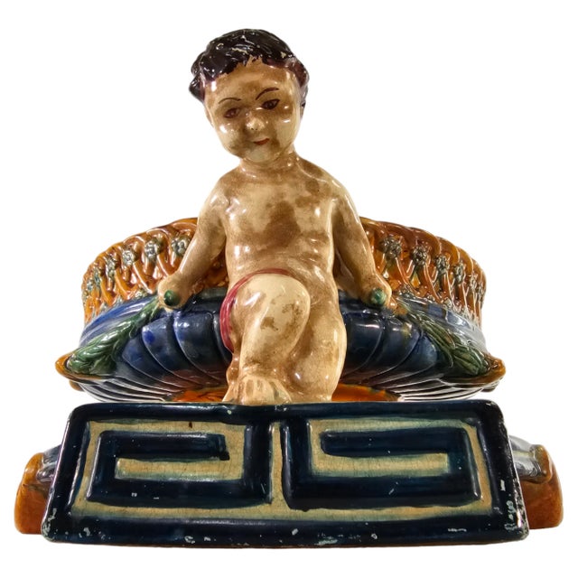 Wedgwood Reproduction Centerpiece Bowl W/ Cherubs For Sale In San Francisco - Image 6 of 10