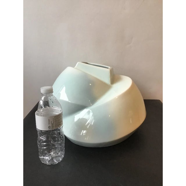 Contemporary Spin Ceramics Diamond Top Vase For Sale - Image 3 of 9