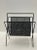 1960s Mid-Century Modern Black Iron Magazine Rack For Sale - Image 5 of 9