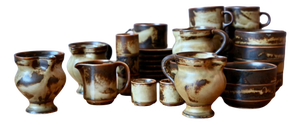 Sahara Coffee Service Glazed Stoneware from Langenthal, 1960s