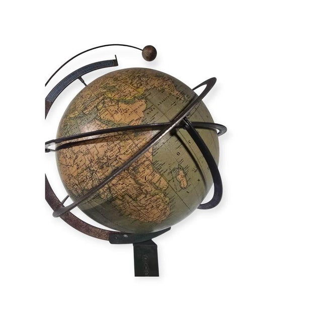 Antique Orrery Tellurium Globe by Paravia, 1900 For Sale - Image 3 of 14