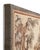 Woodland Watch wall art is a large tapestry with an enchanted forest pattern in antique green and natural brown tones; a...