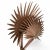 Copper Vintage Copper Palm Leaf Wall Sconce For Sale - Image 8 of 8
