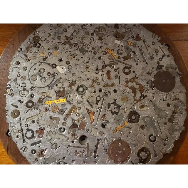 1960s American Brutalist Mixed Media Found Object Mechanical Components Assemblage Wall Plaque Art For Sale In New Orleans - Image 6 of 9