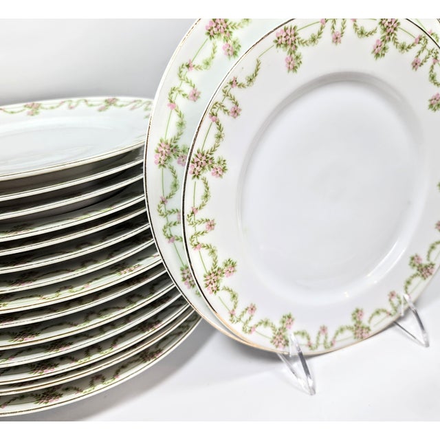 Ropes of Roses China- Set of Sixteen For Sale - Image 6 of 10