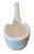 Bunny Williams Home Vintage White Porcelain Ladle With Sculptural Handle for Tureen – 9” For Sale - Image 4 of 7