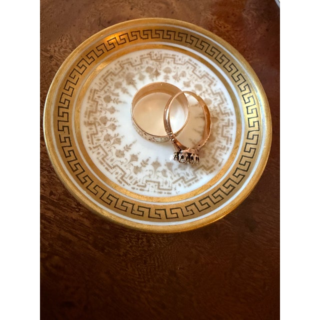 Ceramic Miniature Greek Key Limoges Dishes For Sale - Image 7 of 7