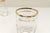 Bartlett Collins Gold Rim Etched Grapevine Glass Tumblers Set of 6 For Sale In Louisville - Image 6 of 7