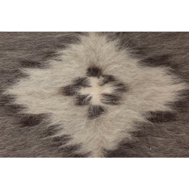 Contemporary European Folk Stamverband IV goat hair rug by Doris Leslie Blau Size: 4'9" × 6'3" (144 × 190 cm) Inspired by...