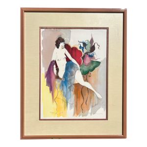 Izchak Tarkay's "Andrea" Lithograph, Signed & Numbered