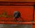 English Red Lacquer Faux Bamboo 19th Century Desk with Gilded Chinoiserie Décor For Sale - Image 12 of 12