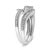 Contemporary .925 Sterling Silver 1/3ct Cttw Multi-Diamond Bypass Vintage-Style Bridal Set Ring and Band (I-J Col For Sale - Image 3 of 6
