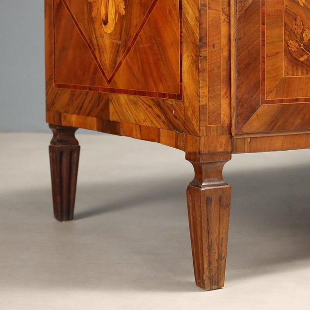 18th Century Lombard Neoclassical Chests of Drawers, Set of 2 For Sale - Image 14 of 16
