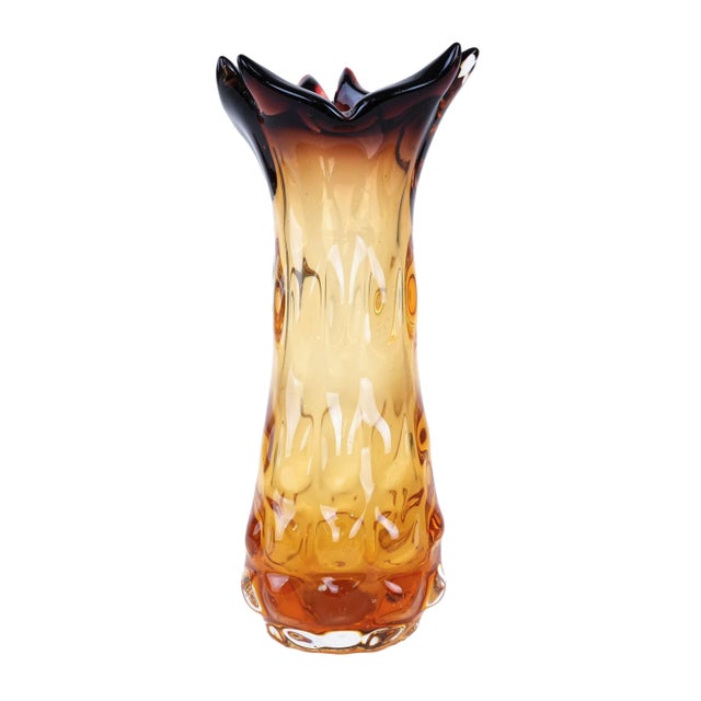Italian Murano Glass Vase, 1960s For Sale - Image 11 of 11