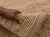 High Quality Hand Knotted Tan Natural Jute Loop Pattern Solid Rug 5x7Ft. For Sale - Image 9 of 12
